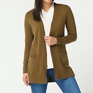 Isaac Mizrahi Live! Essentials Open Front Cardigan